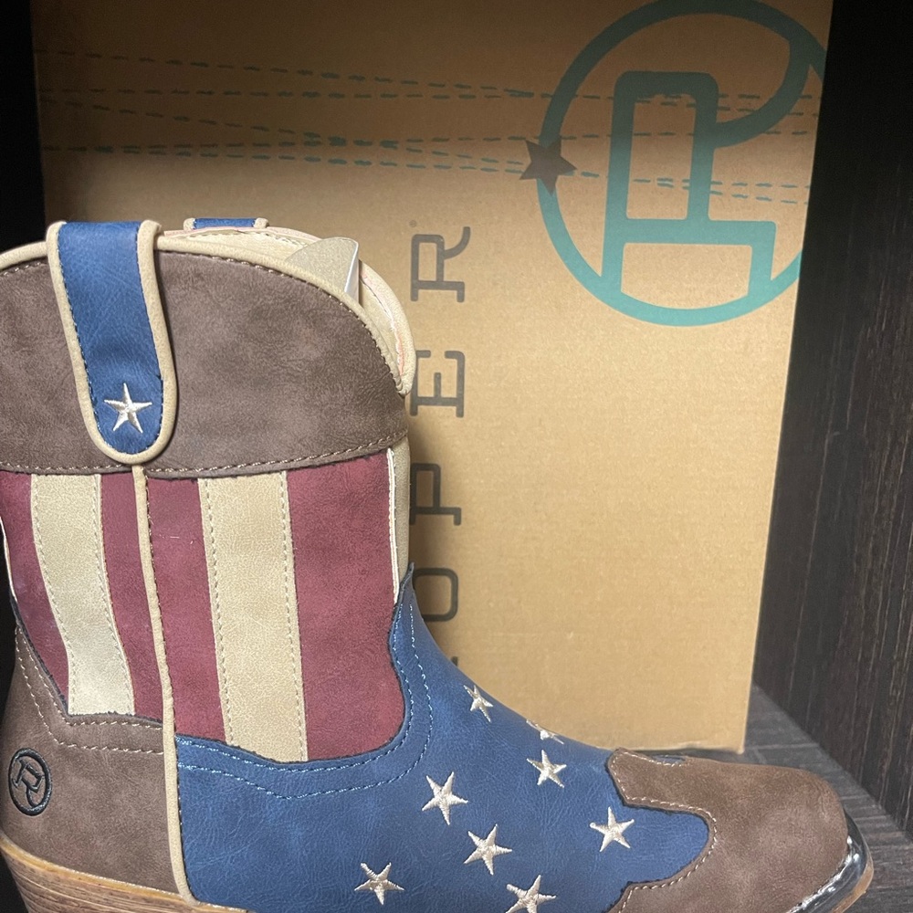 Roper Patriotic Cowboy Boots